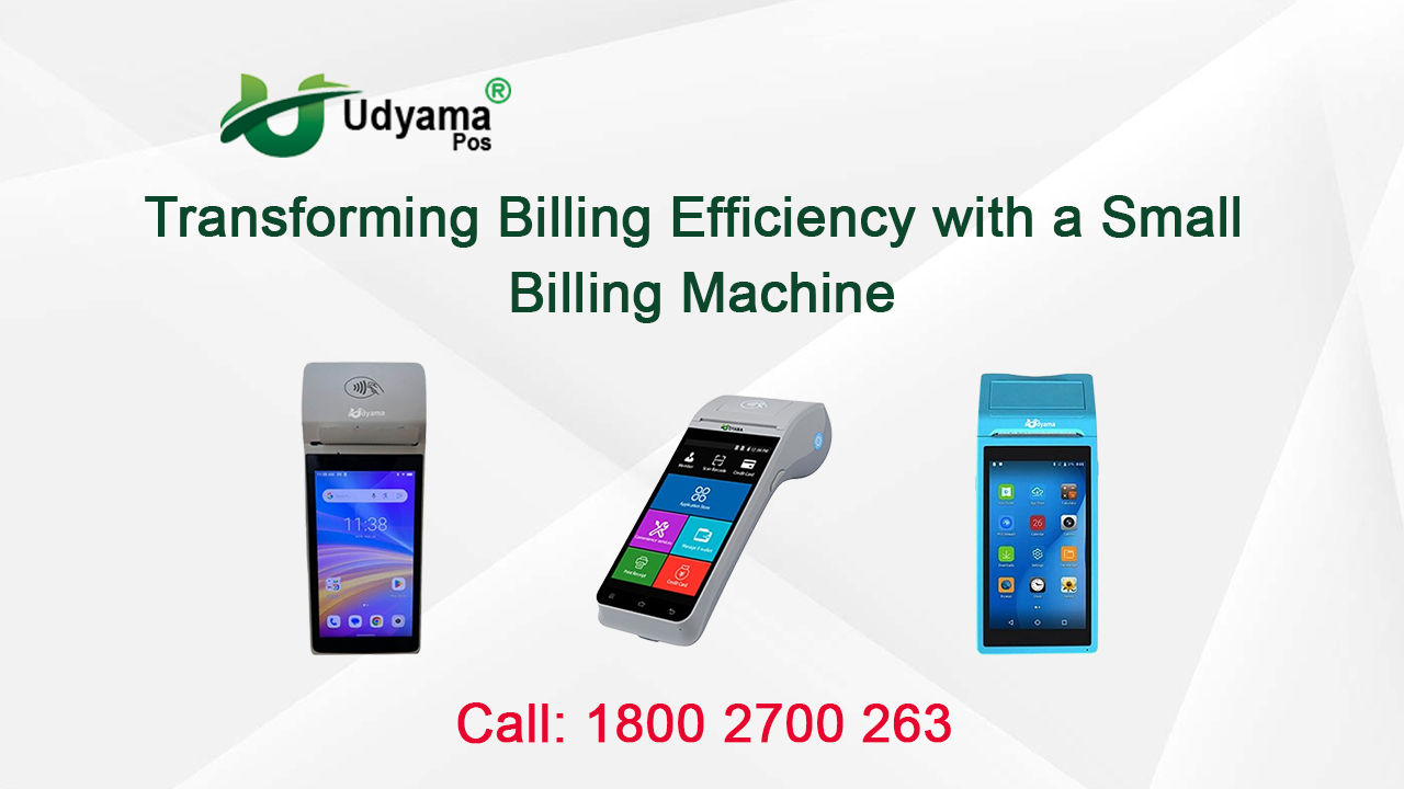 Small Billing machine