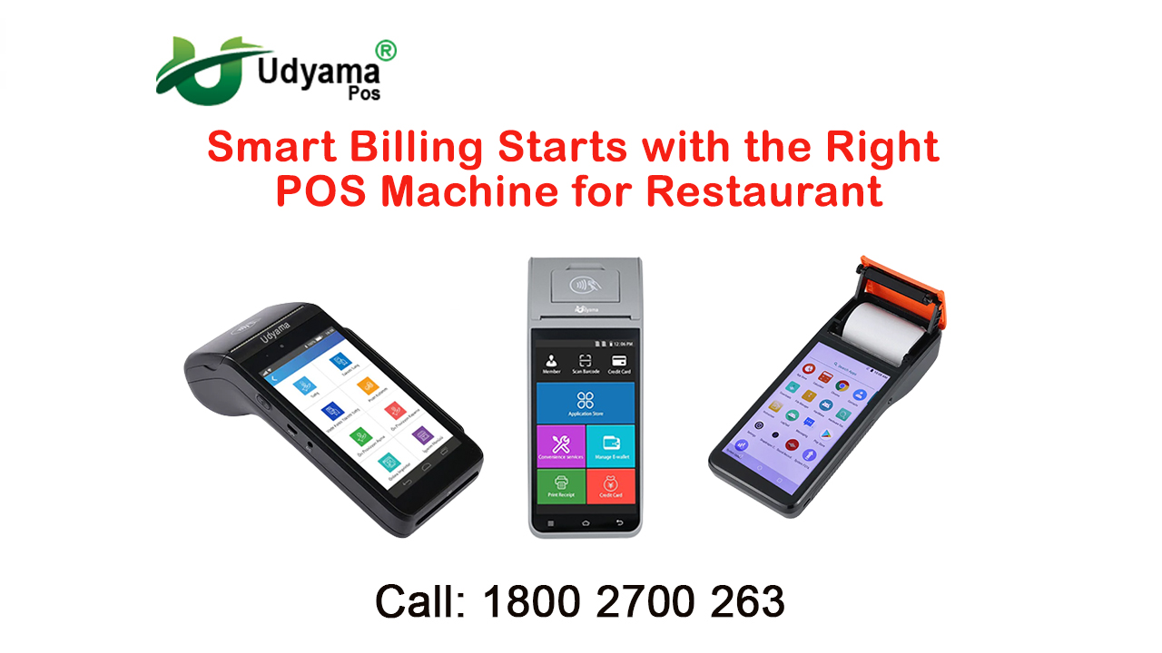 POS machine for restaurants